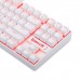  Redragon K552 Kumara RED Led White Keyboard 
