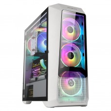 Gaming PC /Design PC with Intel i7-10700 8 Core and RTX 3060 12GB White  and 16GB RGB RAM  in white RGB Case - BW103D