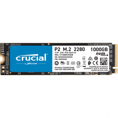 CRUCIAL P2 1TB SSD M.2 NVME