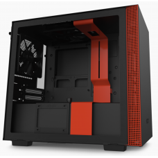 NZXT H210i Mini ITX Case - Black/Red