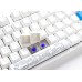 Ducky One 2 SF RGB Chery MX Blue SW - White Keyboard Arabic/English Keys