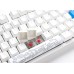 Ducky One 2 RGB TKL Chery MX Red SW - White Keyboard Arabic/English Keys