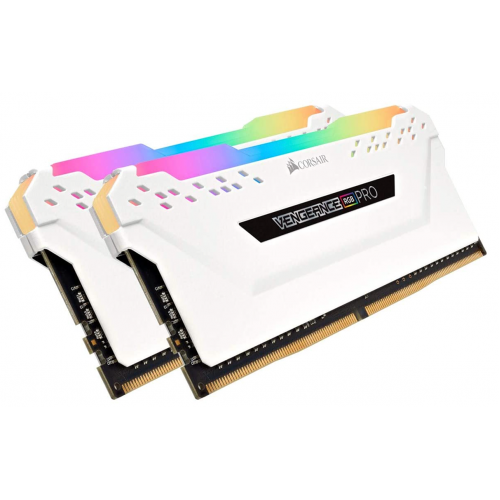 Corsair Vengeance RGB Pro 16GB (2x8GB) DDR4 3200 (PC4-25600) C16 Desktop Memory - White