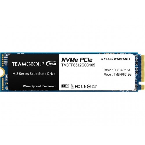 TEAM M.2-2280 PCI-E Gen3x4 MP33 PRO 512GB RETAIL