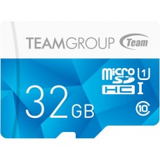 Team Color Micro SDHC 32Gb Uhs-I Retail W/Blue Adapter