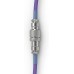 Glorious COILED CABLE NEBULA, USB-C-A BRAIDED- Purple