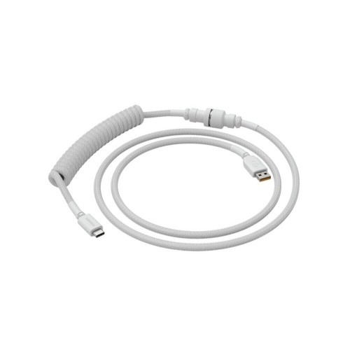 Glorious COILED CABLE GHOST WHITE, USB-C - 1.37M - White