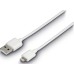 Hama - 173863 - USBA - USBC Charging/Data Cable, Lightning, 1 m, white