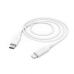 Hama - 183295 - CHARGING/DATA CABLE, USB TYPE-C TO LIGHTNING, 1 M, WHITE
