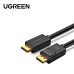 UGREEN DP MALE TO MALE CABLE 1.5M BLACK 10245