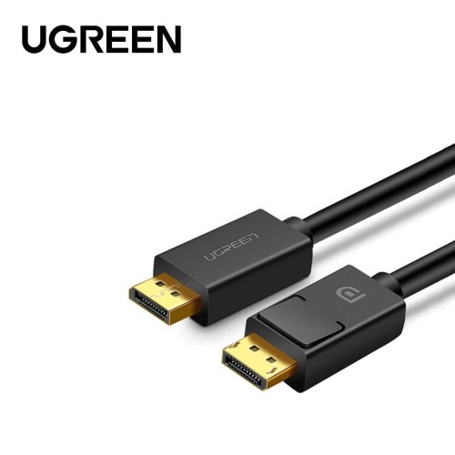 UGREEN DP MALE TO MALE CABLE SUPPORT 3D AND 4K 2M BLACK 10211