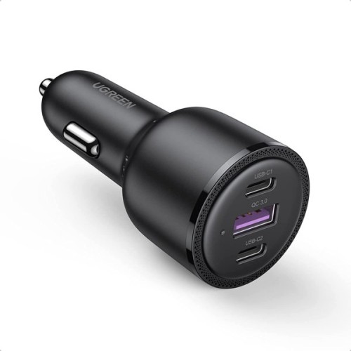 UGREEN CAR CHARGER 69W MAX BLACK 20467