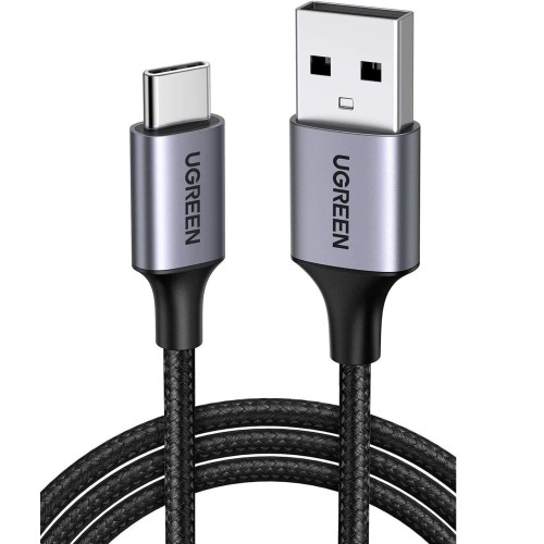 UGREEN USB-A TO TYPE C CABLE NICKEL PLATING ALUMINUM BRAID 1.5M BLACK 60127