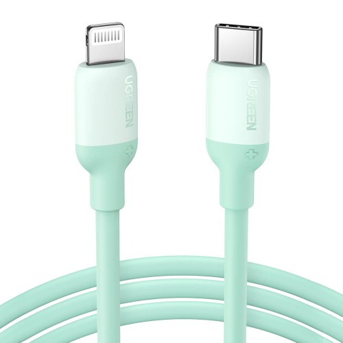 UGREEN USB-C TO LIGHTNING SILICONE CABLE 1M GREEN 20308