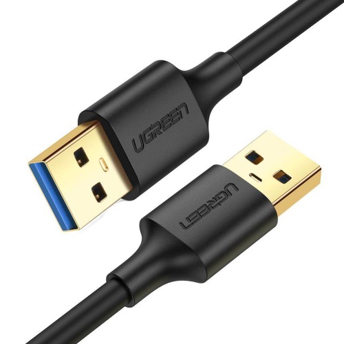 UGREEN USB-A 3.0 MALE TO MALE CABLE 2M BLACK 10371