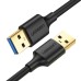 UGREEN USB-A 3.0 MALE TO MALE CABLE 2M BLACK 10371