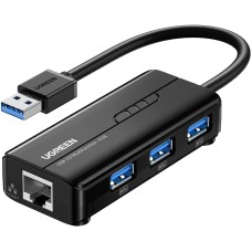 UGREEN USB HUB 3.0 WITH GIGABIT ETHERNET ADAPTER 20265