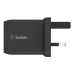 Belkin Dual 65W USB-C PD GaN Wall Charger with PPS, 65W Single Port Use, PD 45W, PD 20W dual port use