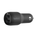 Belkin Dual USB-A Car Charger  12W X2 and BLK