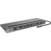 Belkin USB C Hub, 11-in-1 Multi-Port Laptop Dock with 4K HDMI, DP, VGA, USB C Docking Station with 100W Power Delivery, USB A, Gigabit Ethernet, SD, MicroSD, 3.5mm Port For MacBook Pro, Air and More