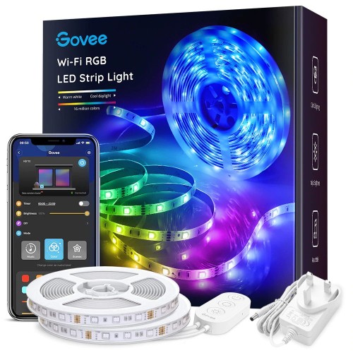 Govee LED Strip Light Wi-Fi RGB 16.4ft×2