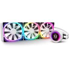 NZXT Kraken Z73 RGB White 360mm AIO Liquid Cooler with Aer RGB and RGB LED (White)