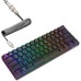 Royal Kludge RK 61 Mini Black Mechanical Keyboard - Brown Switch - Wired and Bluetooth - Arabic English