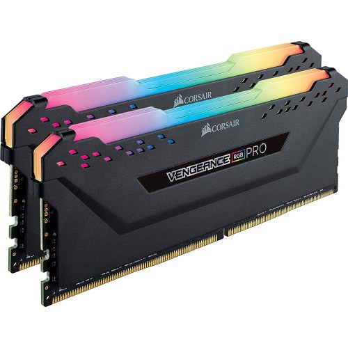 CORSAIR DDR4 3600MHZ 16GB (2 X 8GB)VENGEANCE RGB PRO C18 BLK