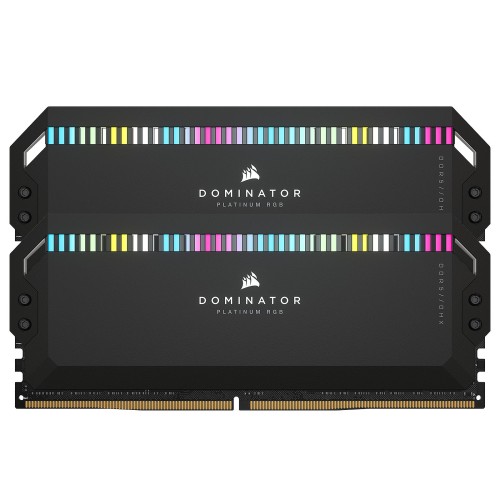 CORSAIR DOMINATOR PLATINUM 32GB (2X16GB) DDR5 DRAM 5200MHZ C40 Black