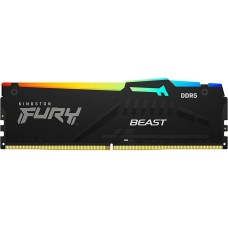Kingston 16GB 4800MT/s DDR5 CL38 DIMM FURY Beast RGB PnP