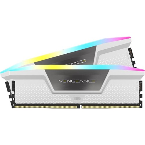 CORSAIR VENGEANCE RGB DDR5 32GB 2x16GB 6200MHZ C36 White