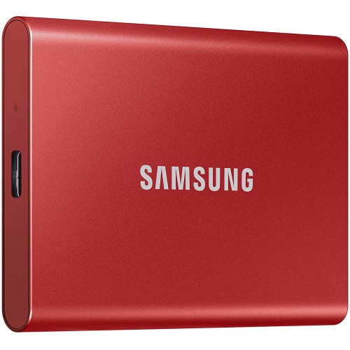 Samsung Portable SSD T7 500GB External Drive Metalic Red
