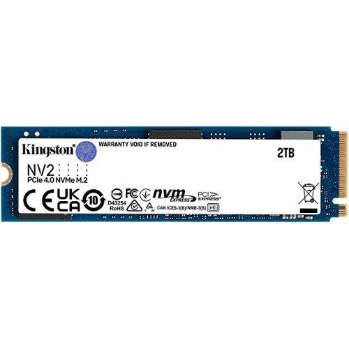 Kingston NV2 2TB PCIE Gen 4 M.2 NVME