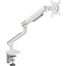 Twisted Minds SINGLE MONITOR PREMIUM SLIM ALUMINUM SPRING-ASSISTED MONITOR ARM - White