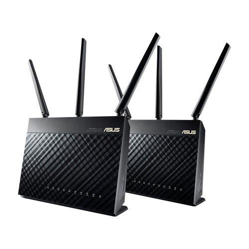 ASUS AiMesh AC1900 WiFi System (RT-AC68U 2 Pack) AC1900 Dual band whole home mesh wifi system