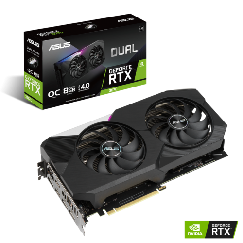 Asus Dual RTX 3070 8GB Graphics Card