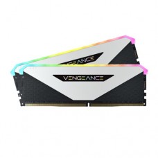 Corsair VENGEANCE RGB RT 16GB 2 x 8GB DDR4 DRAM 3200MHz C16-20-20-38 White