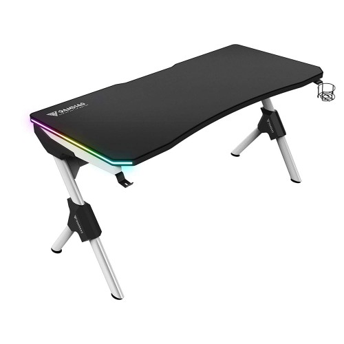 Gamdias Daedalus M1 RGB Gaming Desk  150cm x 60cm - white stand